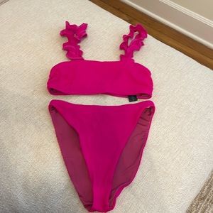 BEACH RIOT ribbed bikini set